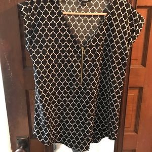 Express cap sleeve blouse, EUC